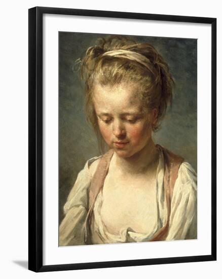 Study for the Head of Fanchon, 1772-Michel Nicolas Bernard Lepicie-Framed Giclee Print