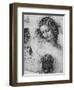 Study for the Head of Leda, 1503-1507-Leonardo da Vinci-Framed Giclee Print