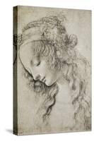 Study for the Head of Mary Magdalene-Leonardo da Vinci-Stretched Canvas