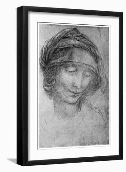 Study for the Head of St Anne, C1508-Leonardo da Vinci-Framed Giclee Print