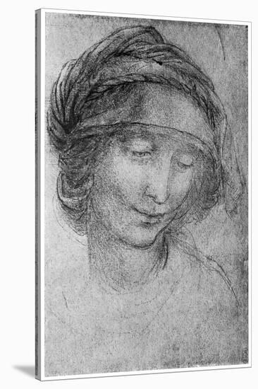 Study for the Head of St Anne, C1508-Leonardo da Vinci-Stretched Canvas