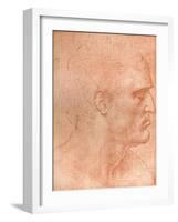 Study for the Head of St Matthew in the Last Supper, C1494-C1499 (1883)-Leonardo da Vinci-Framed Giclee Print