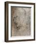 Study for the head of St Philip in `The Last Supper`, c1494-c1499 (1883)-Leonardo Da Vinci-Framed Giclee Print