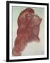 Study for the Head of the Left-Hand Figure from 'Astarte Syriaca', 1875-Dante Gabriel Rossetti-Framed Giclee Print