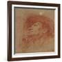 Study for the Head of the Prophet Haggai-Guercino-Framed Giclee Print