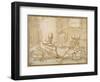 Study for the Holy Family in the Carpenter's Shop-Luca Cambiaso-Framed Giclee Print