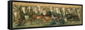 Study for the Holy Grail Tapestries-Edward Burne-Jones-Framed Stretched Canvas