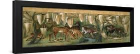 Study for the Holy Grail Tapestries-Edward Burne-Jones-Framed Premium Giclee Print