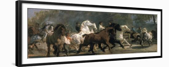 Study for the Horsemarket, 1900-Rosa Bonheur-Framed Giclee Print