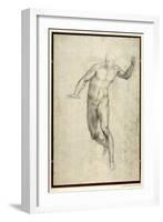 Study for The Last Judgement-Michelangelo Buonarroti-Framed Giclee Print