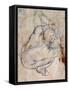 Study for the Last Judgement-Michelangelo Buonarroti-Framed Stretched Canvas