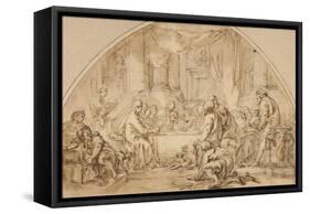 Study for the Last Supper, C.1792-Jean-Baptiste Huet-Framed Stretched Canvas