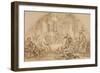 Study for the Last Supper, C.1792-Jean-Baptiste Huet-Framed Giclee Print