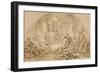 Study for the Last Supper, C.1792-Jean-Baptiste Huet-Framed Giclee Print