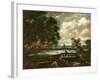 Study for the Leaping Horse (View on the Stour)-John Constable-Framed Giclee Print