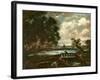 Study for the Leaping Horse (View on the Stour)-John Constable-Framed Giclee Print