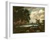 Study for the Leaping Horse (View on the Stour)-John Constable-Framed Giclee Print