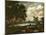 Study for the Leaping Horse (View on the Stour)-John Constable-Mounted Giclee Print