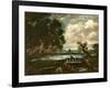 Study for the Leaping Horse (View on the Stour)-John Constable-Framed Giclee Print