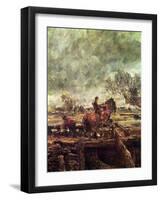 Study For the Leaping Horse-John Constable-Framed Giclee Print