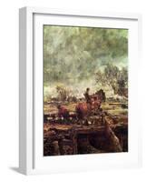 Study For the Leaping Horse-John Constable-Framed Giclee Print