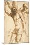 Study for the Martyrdom of Saint Bartholomew, 1635-36-Guercino-Mounted Giclee Print