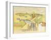 Study for the Meulan Viaduct; Etude Pour Le Viaduc de Meulan, 1912-Roger de La Fresnaye-Framed Giclee Print