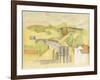 Study for the Meulan Viaduct; Etude Pour Le Viaduc de Meulan, 1912-Roger de La Fresnaye-Framed Giclee Print