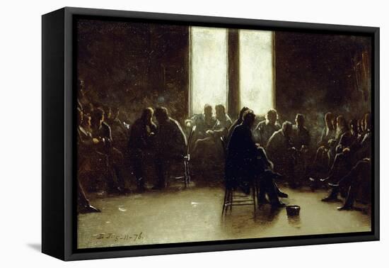 Study for the Nantucket School of Philosophy, 1876-Eastman Johnson-Framed Stretched Canvas