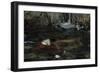 Study for the Nymphs Finding the Head of Orpheus-John William Waterhouse-Framed Giclee Print