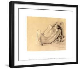 Study for The Odalisk-Francine Van Hove-Framed Art Print