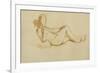 Study for the Olympia: a Woman Lying, Face Not Drawn-Edouard Manet-Framed Giclee Print