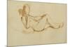 Study for the Olympia: a Woman Lying, Face Not Drawn-Edouard Manet-Mounted Giclee Print