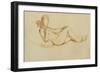 Study for the Olympia: a Woman Lying, Face Not Drawn-Edouard Manet-Framed Giclee Print