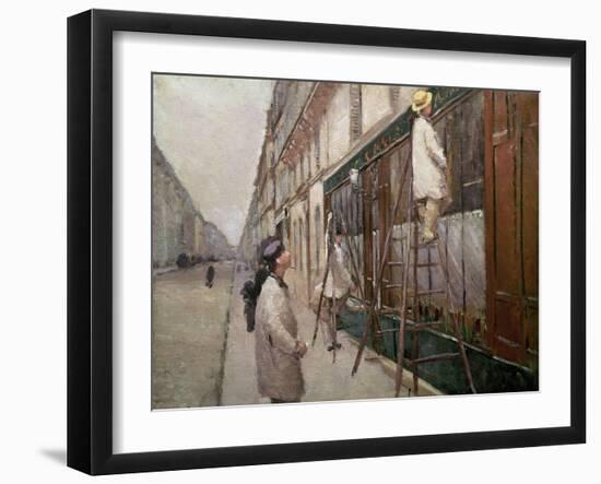 Study for the Painters, 1877-Gustave Caillebotte-Framed Giclee Print