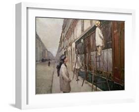 Study for the Painters, 1877-Gustave Caillebotte-Framed Giclee Print