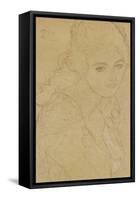 Study for the Painting Portrait Ria Munk III 1917/18-Gustav Klimt-Framed Stretched Canvas