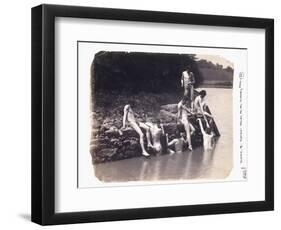 Study for the Painting 'The Swimming Hole', C. 1883-Thomas Cowperthwait Eakins-Framed Giclee Print