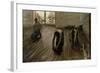 Study for 'The Parquet Planers', 1875-Gustave Caillebotte-Framed Giclee Print