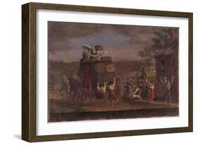 Study for the Pemigewasett Coach, c.1880-89-Enoch Wood Perry-Framed Giclee Print