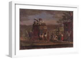 Study for the Pemigewasett Coach, c.1880-89-Enoch Wood Perry-Framed Giclee Print