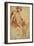 Study for the Phrygian Sibyl, 1511-1512-Raphael-Framed Giclee Print