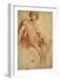 Study for the Phrygian Sibyl, 1511-1512-Raphael-Framed Giclee Print