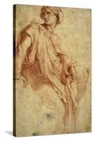 Study for the Phrygian Sibyl, 1511-1512-Raphael-Stretched Canvas