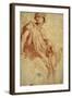 Study for the Phrygian Sibyl, 1511-1512-Raphael-Framed Giclee Print