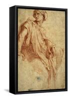 Study for the Phrygian Sibyl, 1511-1512-Raphael-Framed Stretched Canvas