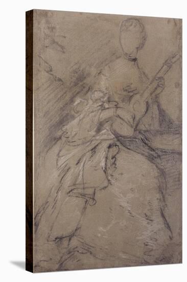 Study for the Portrait of Ann Ford, C.1760-Thomas Gainsborough-Stretched Canvas