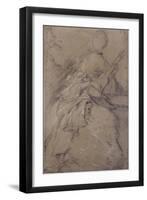 Study for the Portrait of Ann Ford, C.1760-Thomas Gainsborough-Framed Giclee Print