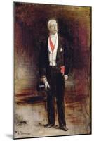 Study for the Portrait of Felix Faure-Leon Joseph Florentin Bonnat-Mounted Giclee Print
