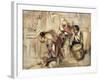 Study for the Proclamation of Don Carlos-John Frederick Lewis-Framed Premium Giclee Print